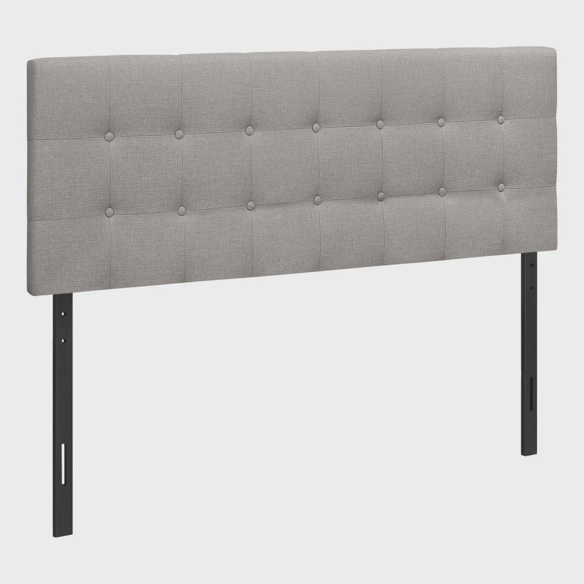 Baker Modern Upholstered Headboard, Queen Grey