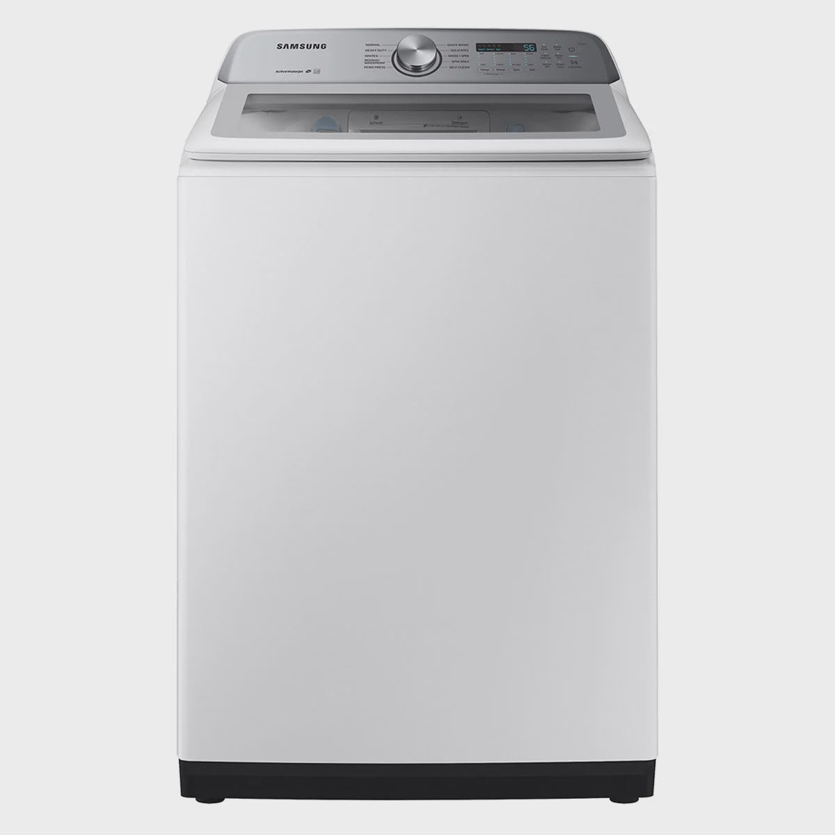 Samsung 27.5 in. 5.8 cu. ft. White Top-load Washer with Active WaterJet Faucet