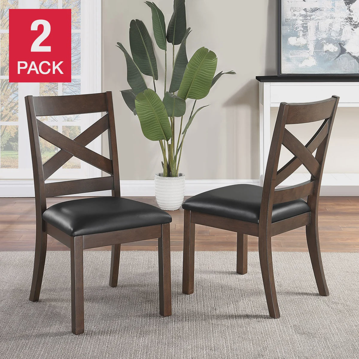 Northridge Homes X-back Dining Chair, 2-pack