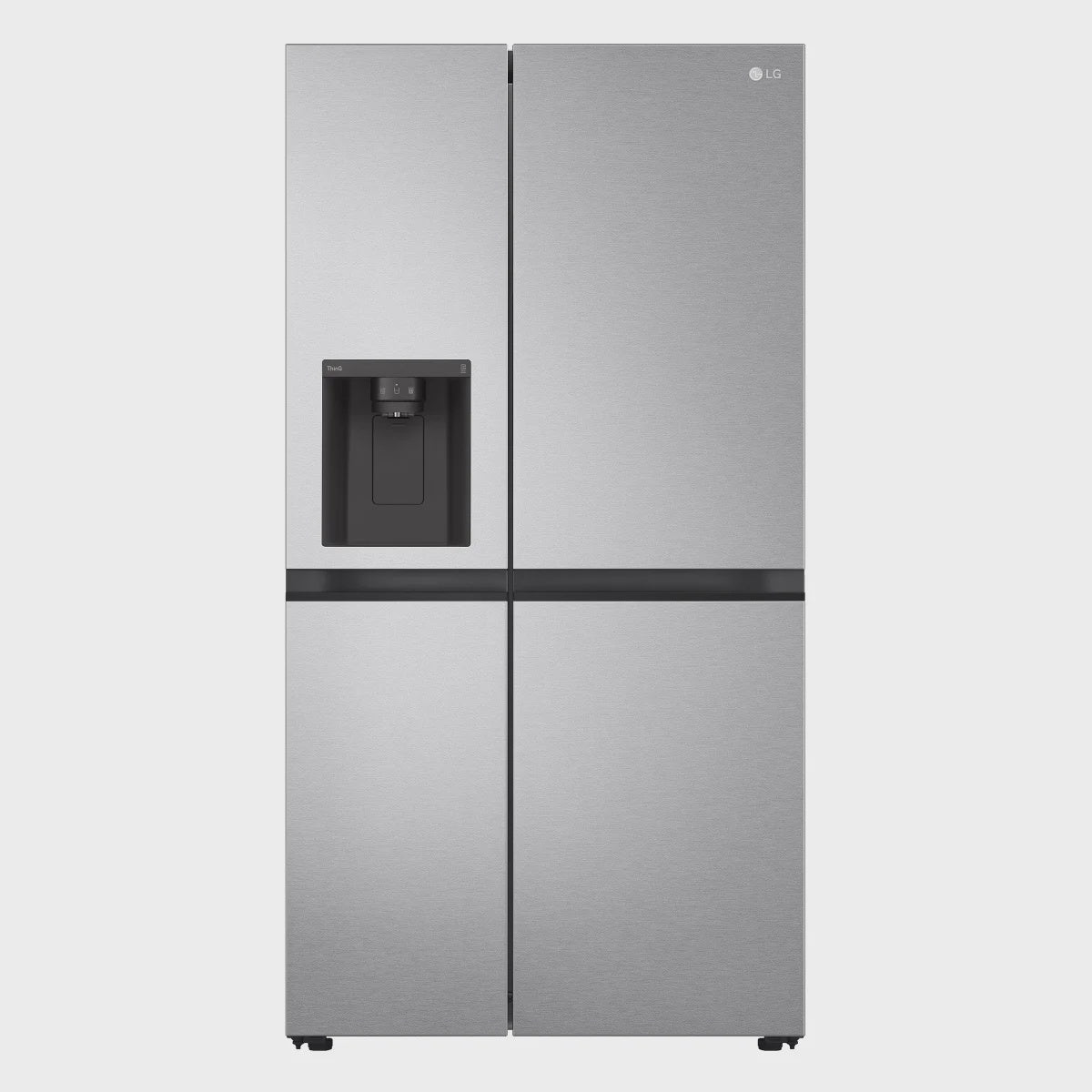 LG 36 in. 23 cu. ft. Side-by-Side Counter-Depth Refrigerator with Ice and Water Dispenser