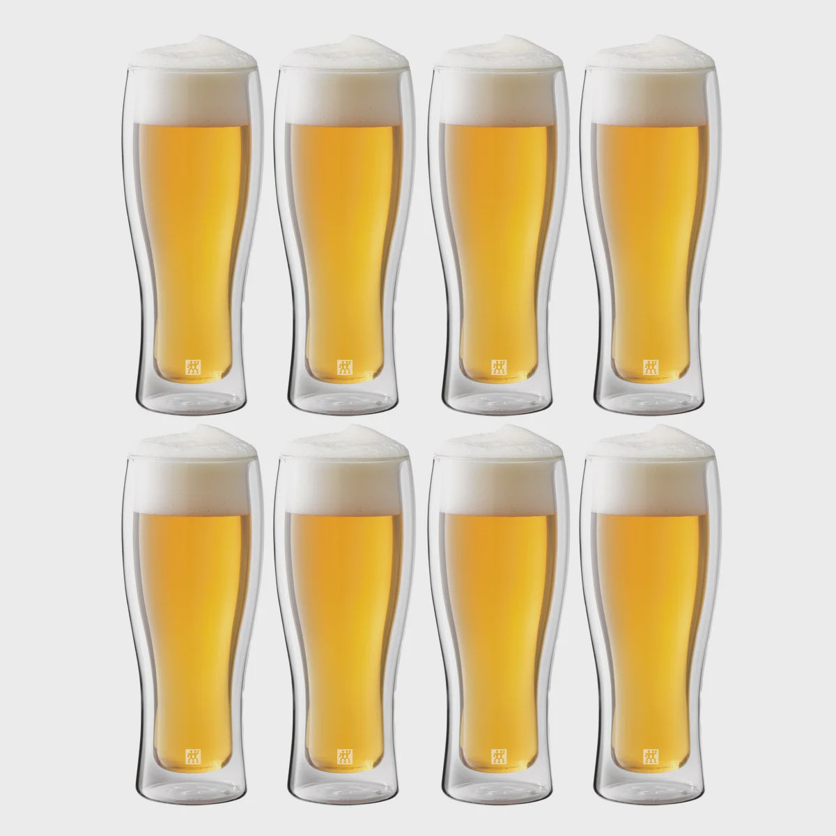 Zwilling Sorrento 414 ml (14 oz) Double Wall Beer Glasses, 8-piece