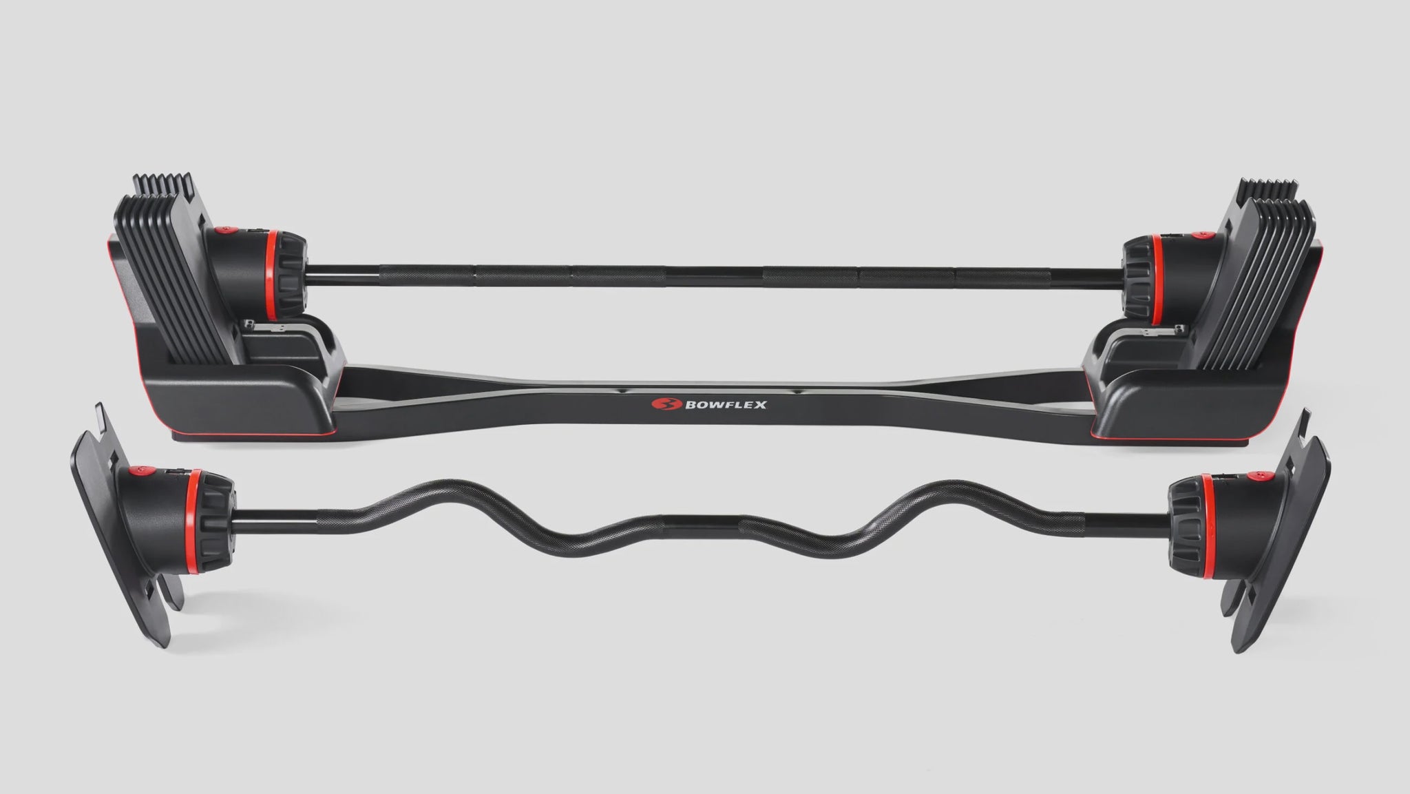 BowFlex SelectTech 2080 Adjustable Barbell with Curl Bar