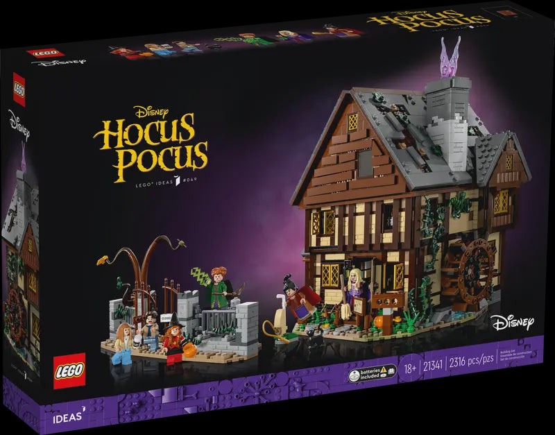 LEGO® Ideas Disney Hocus Pocus: The Sanderson Sisters' Cottage 21341