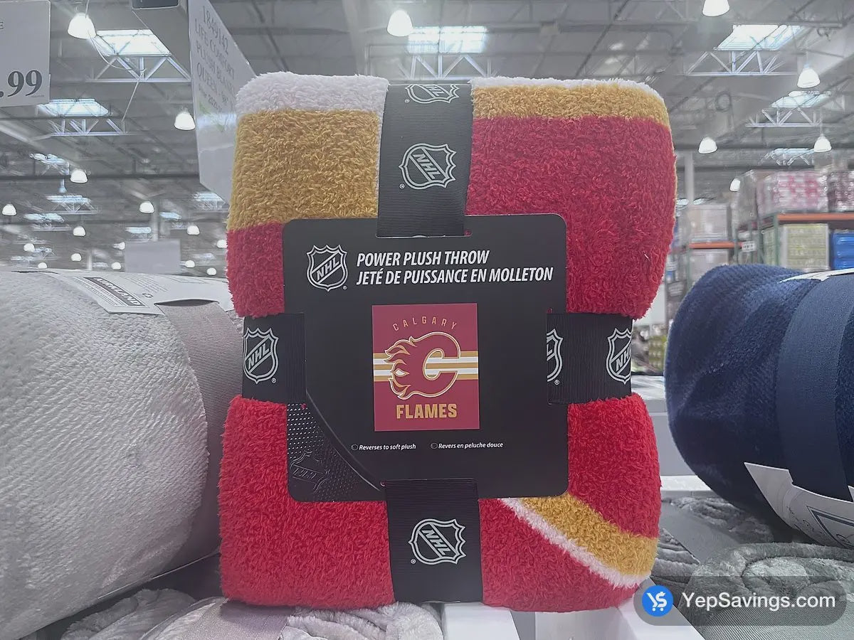 NHL Plush Throw 50in  x 60in