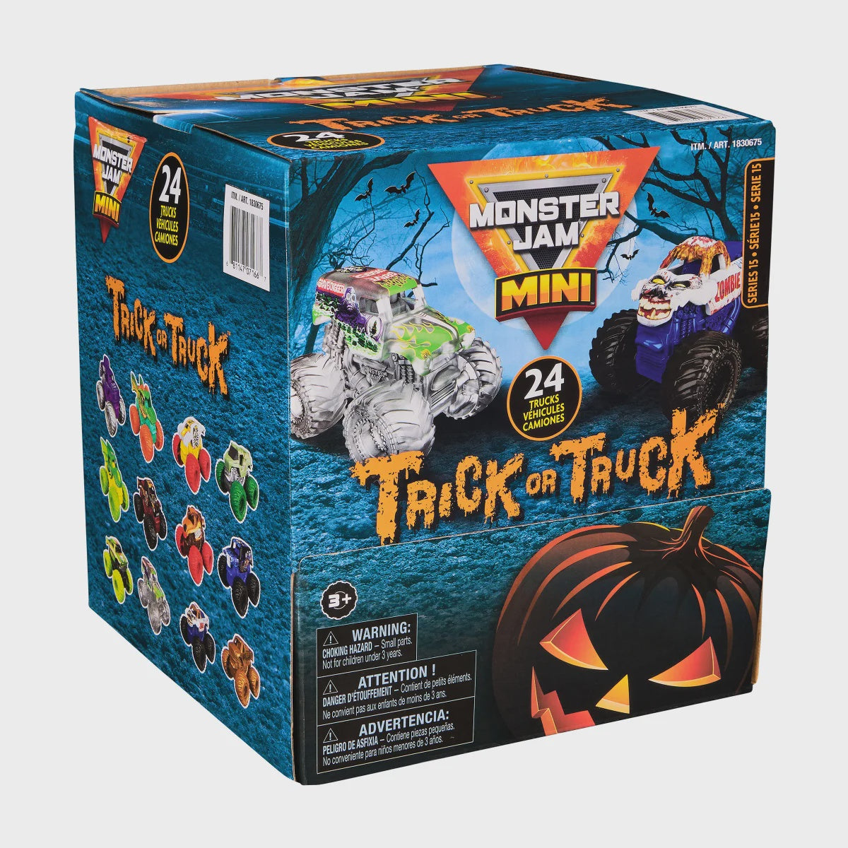 Monster Jam Minis Trick-or-Truck Mystery Bags, 24-Pack