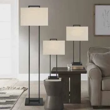 Prescott Square 3-Piece Lamp Set