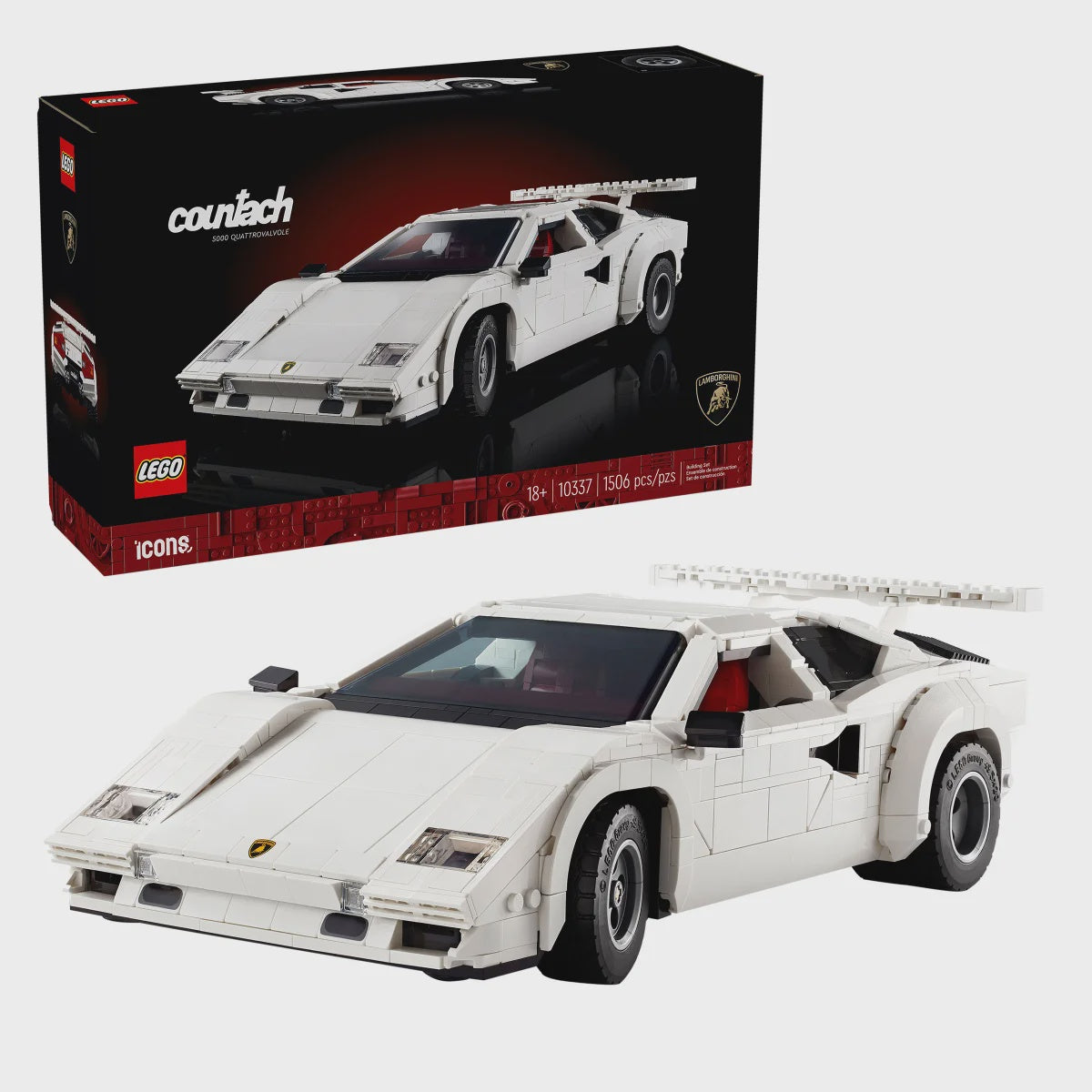 LEGO Icons Lamborghini Countach 5000 Quattrovalvole 10337