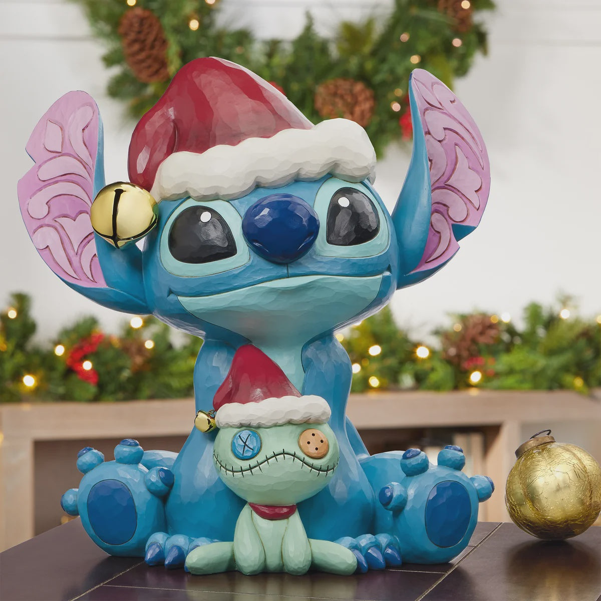37.4 cm (14.7 in.) Disney Holiday - Stitch and Scrump by Jim Shore