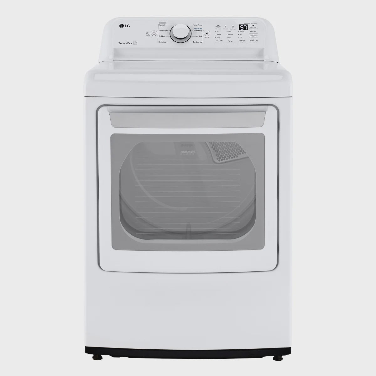 LG 7.3 cu. ft. White Electric Dryer with Sensor Dry Technology