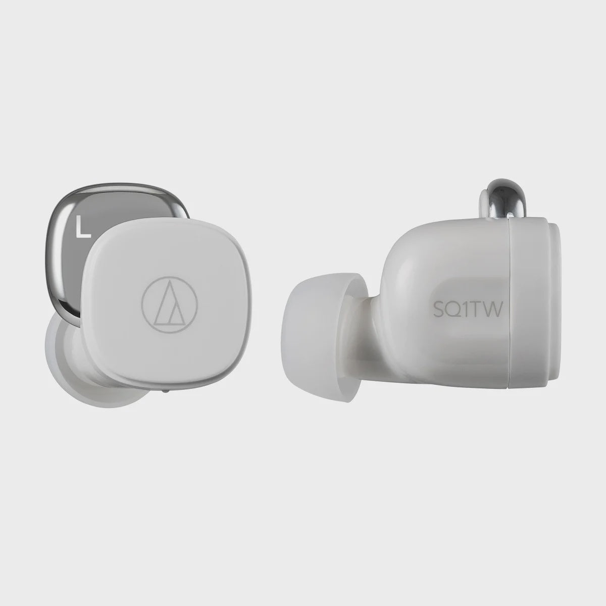 Audio-Technica ATH-SQ1TWWH Earbuds, White