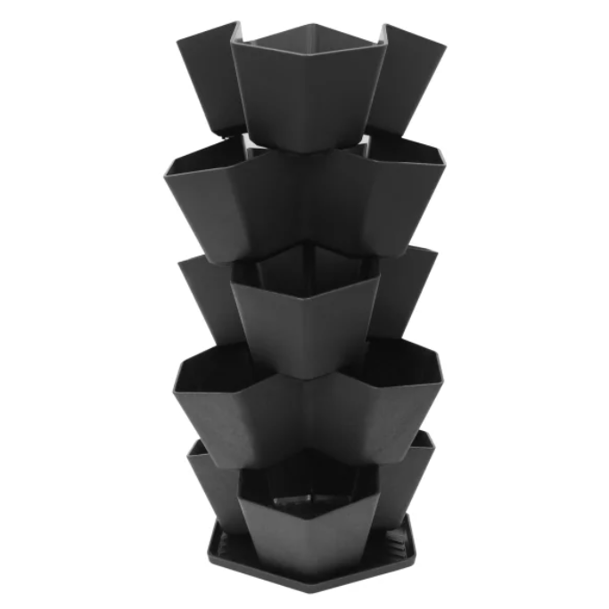 5-tier Stackable Planter by Multy 15 x 15 x 26.75 in.