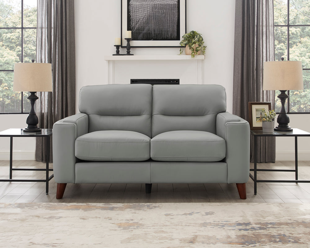 Prospera Home Sorena Top Grain Leather Loveseat