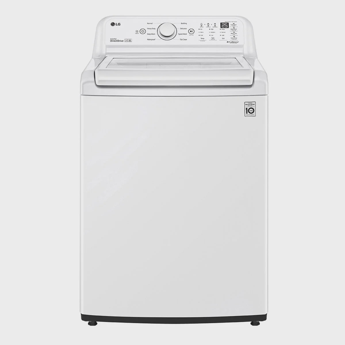 LG 5.2 cu ft. White Top Load Washer with TurboDrum Technology