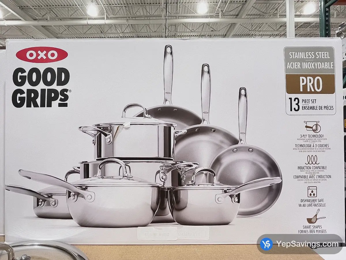 OXO Good Grips Cookware Set, 13 Pieces