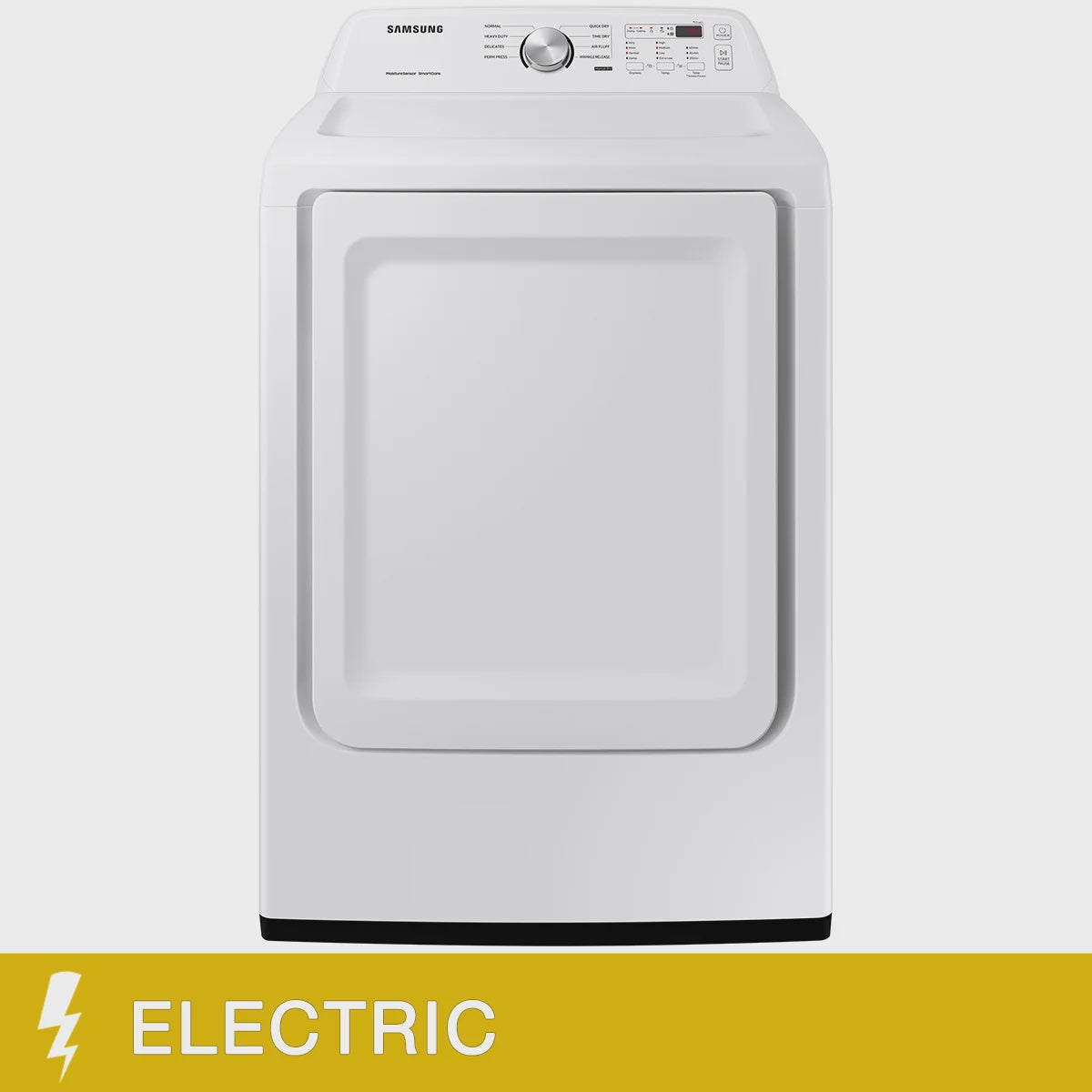 Samsung 27 in. 7.2 cu. ft. White Electric Dryer with Sensor Dry