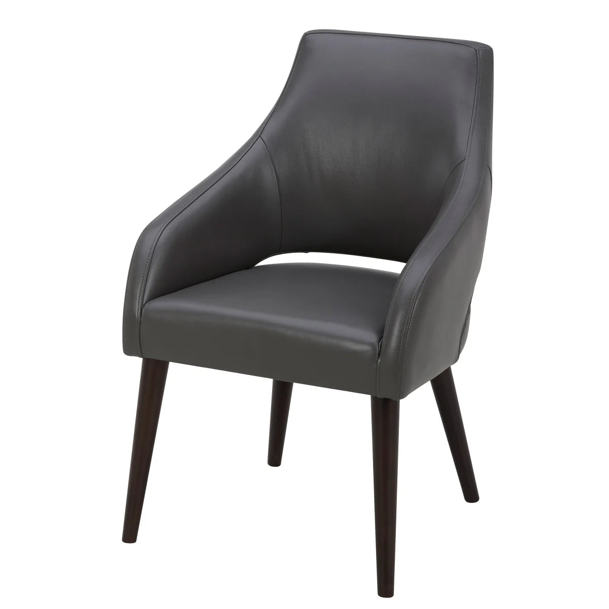 Aiden & Ivy Top Grain Leather Dining Chair