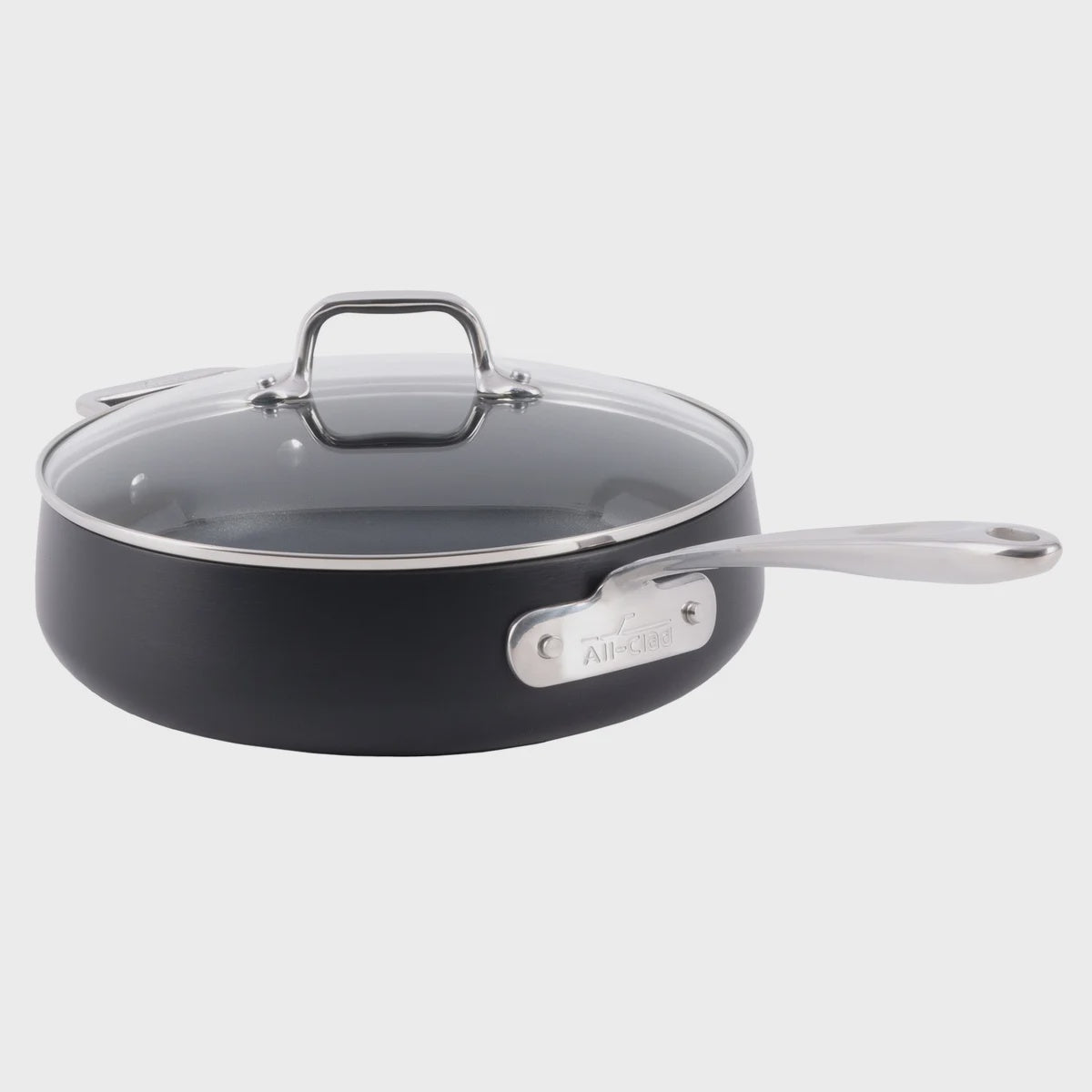 All-Clad HA1 Hard Anodized Nonstick Sauté Pan with Lid, 3.7 L (4 qt.)