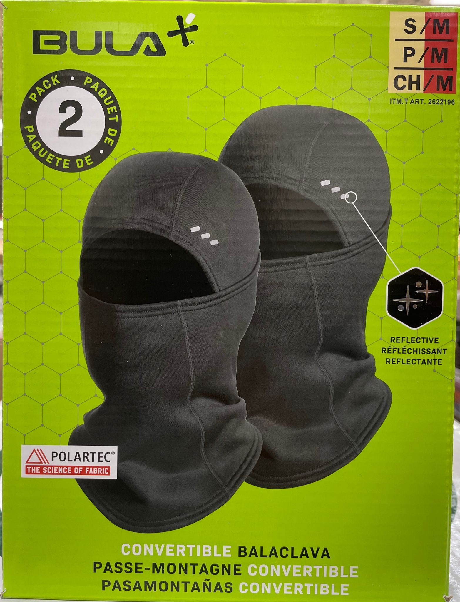 Bula + Convertible Balaclava 2-pack