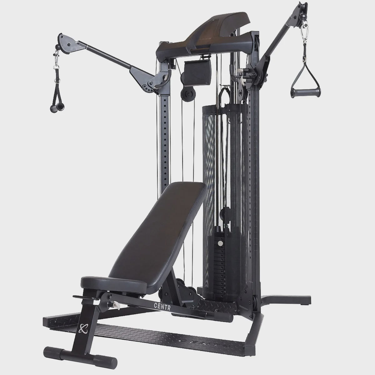Centr 1 Home Gym Functional Trainer with Folding Bench
