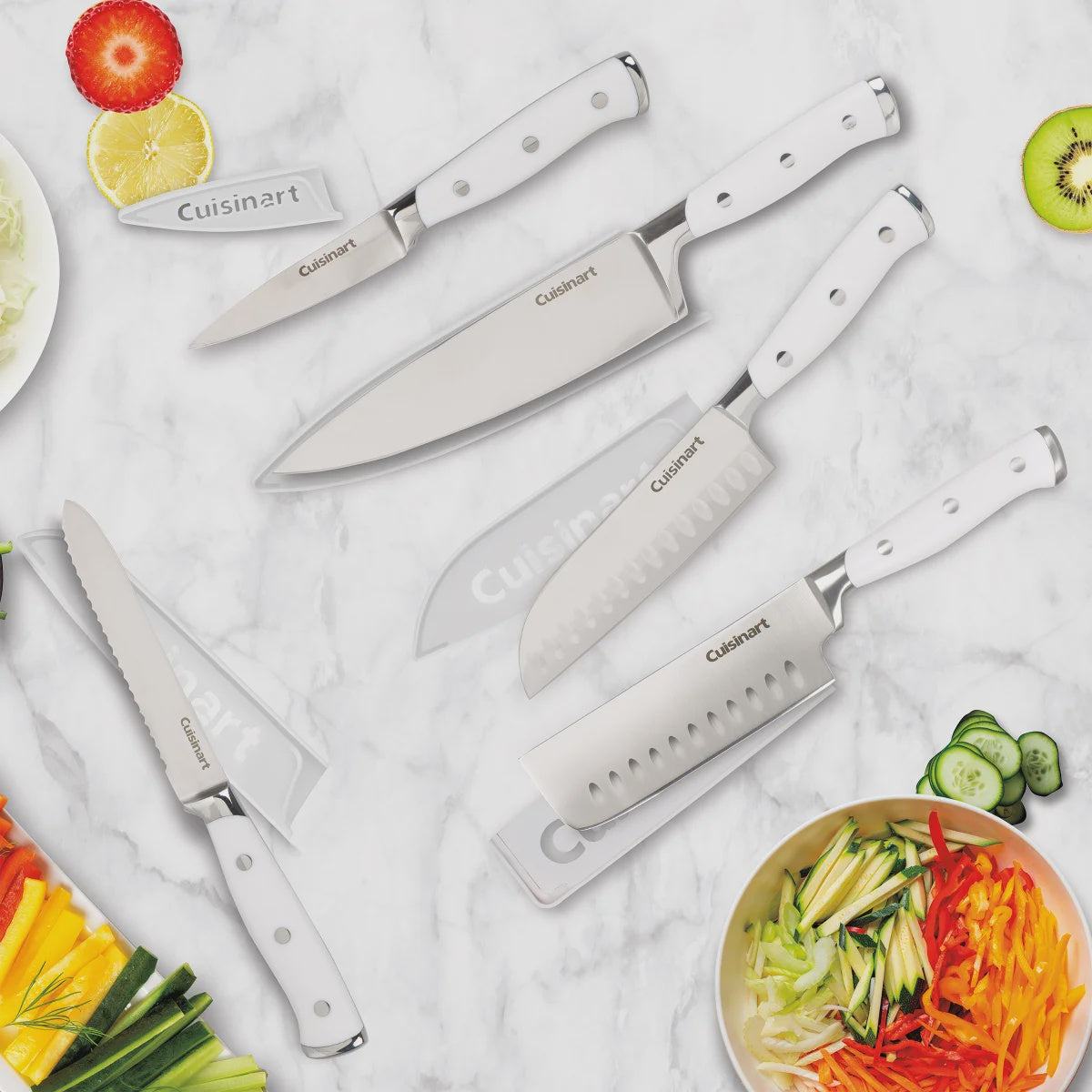 Cuisinart German Steel Triple Rivet Knife, 5-piece