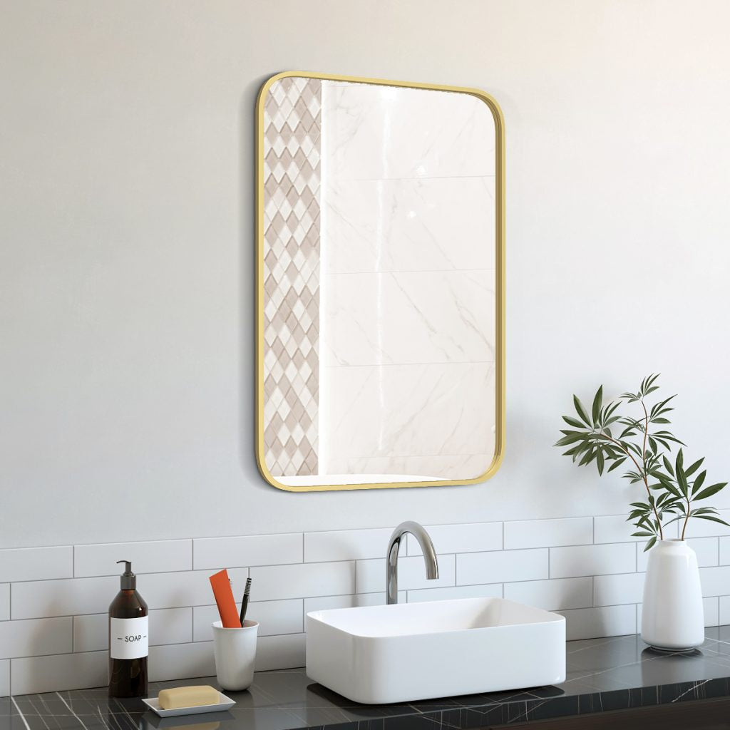 Appollo Remi Framed Metal Mirror 24 x 36 inch