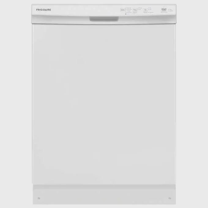 Frigidaire 24 in. White Built-in Undercounter Dishwasher with DishSense Technology