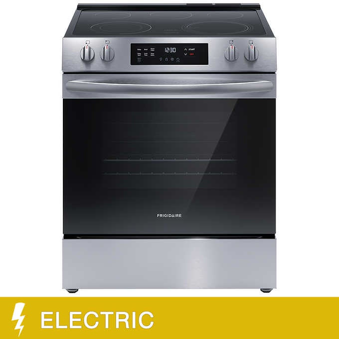 Frigidaire 30 in 5.3 cu ft. Electric 5-Burner Range with Even Baking Technology