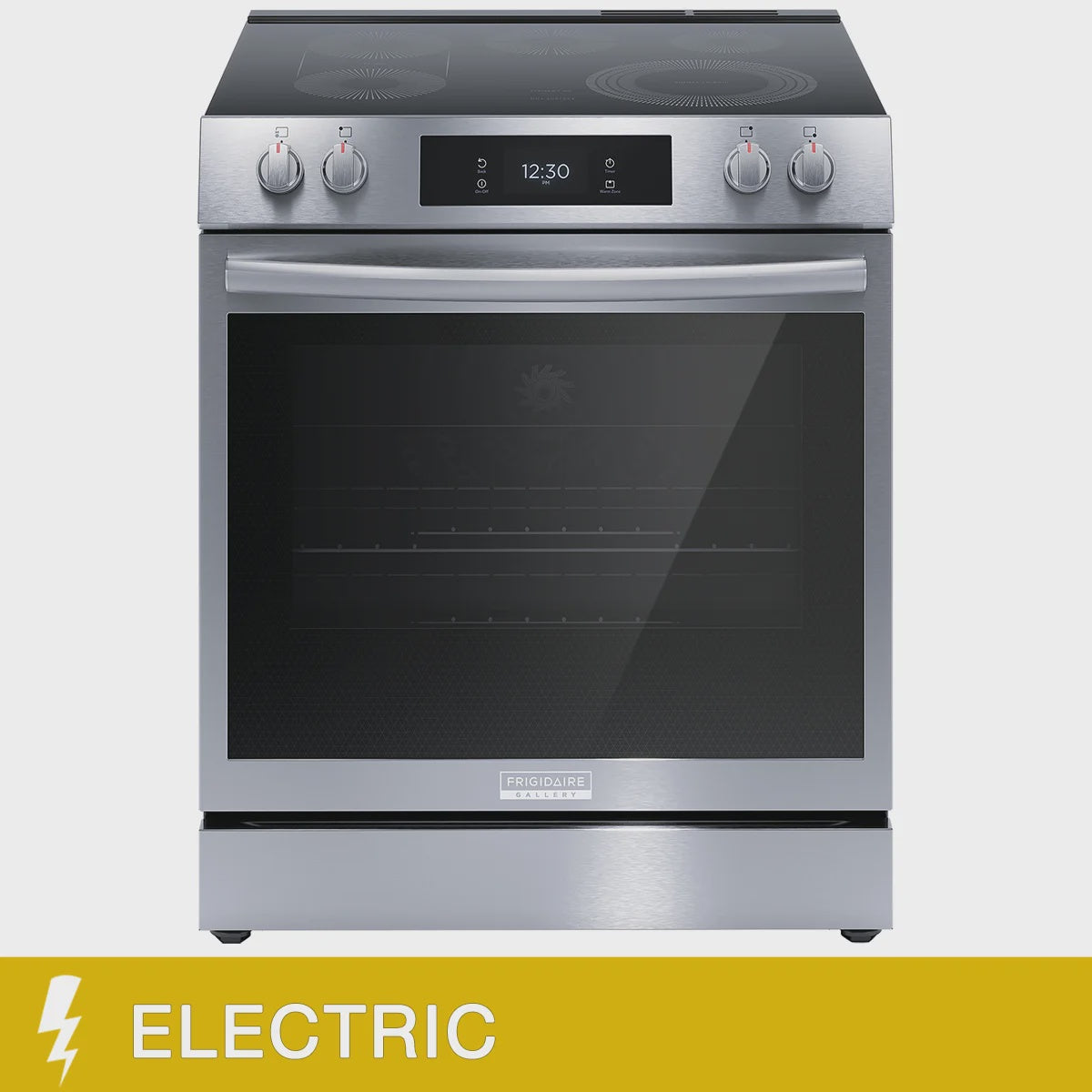 Frigidaire Gallery 30 in 6.2 cu ft. Electric Total Convection 5-Burner Range with Air Fry Model GCFE306CBF *pre-owned