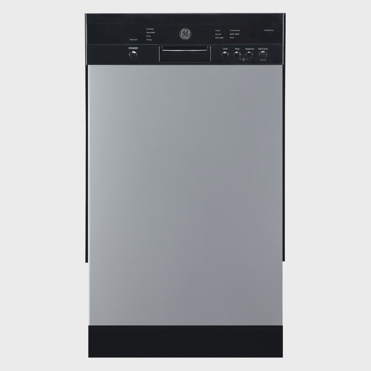 GE 18 in. Built-In Dishwasher with Two Direct Feed Spray Arms Model GBF180SSMSS