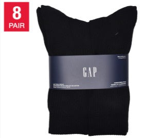Gap Crew Socks 8pk. Sizes 6-12