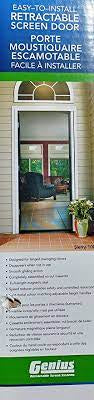 Genius 32-36 X80 Retractable Screen Door