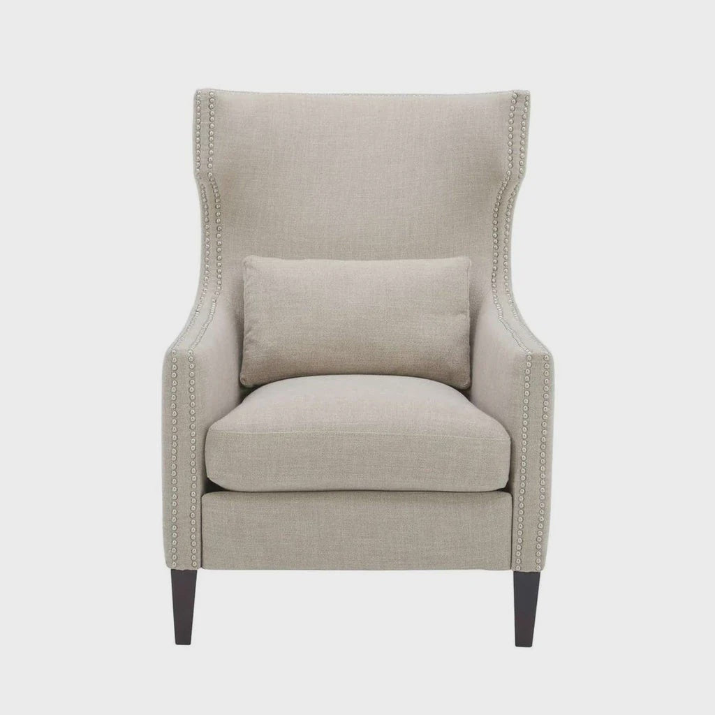 Gilman Creek Studded Fabric  Accent Chair