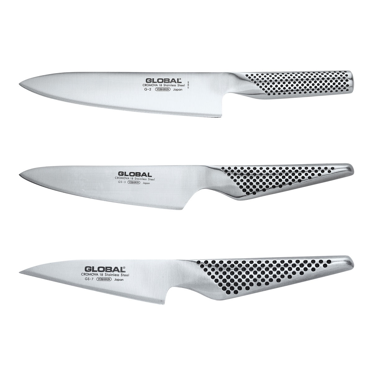 Global Knife Set 3 Pieces