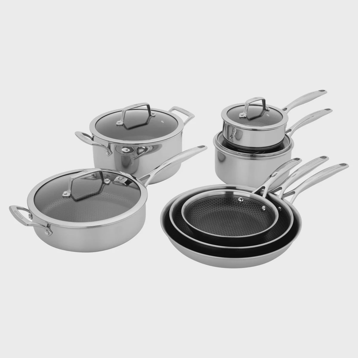 Henckels Paradigm Stainless Steel Cookware Set, 11-piece