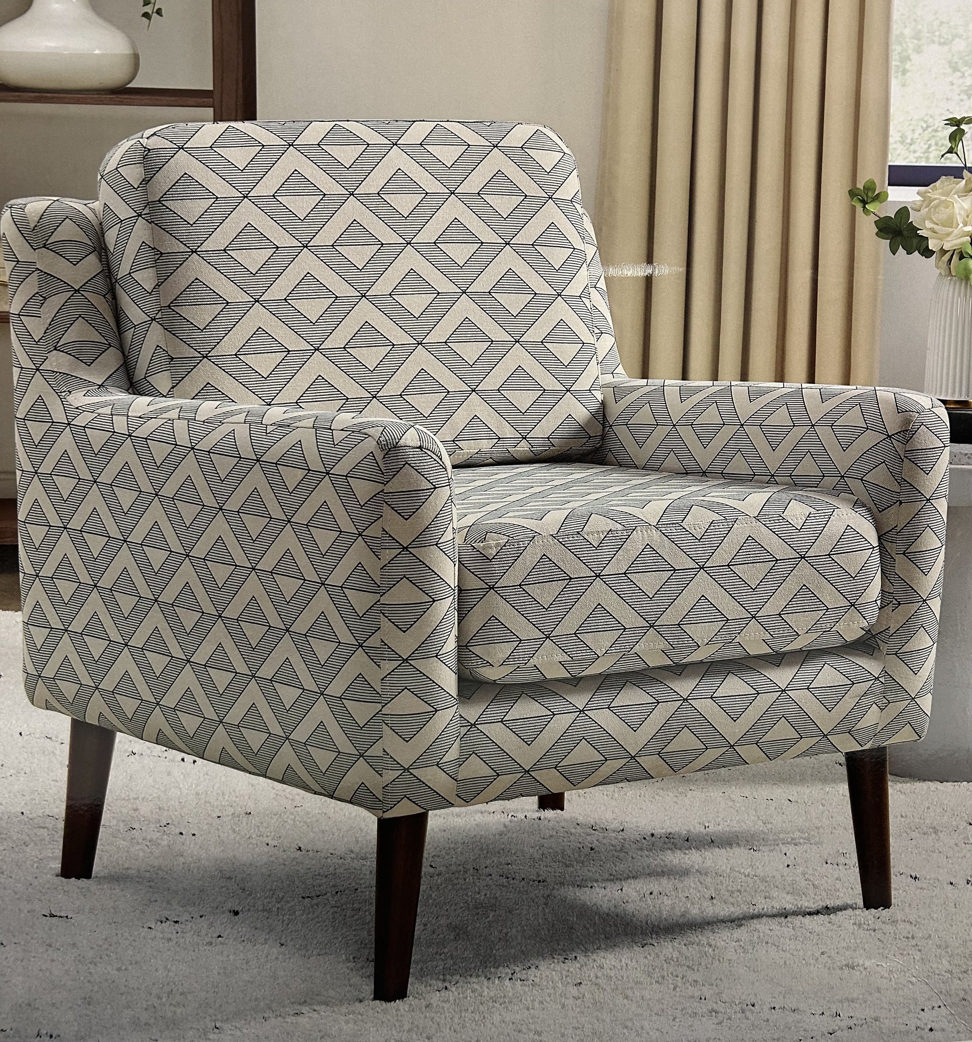 Northridge Home Fabric Accent Chair