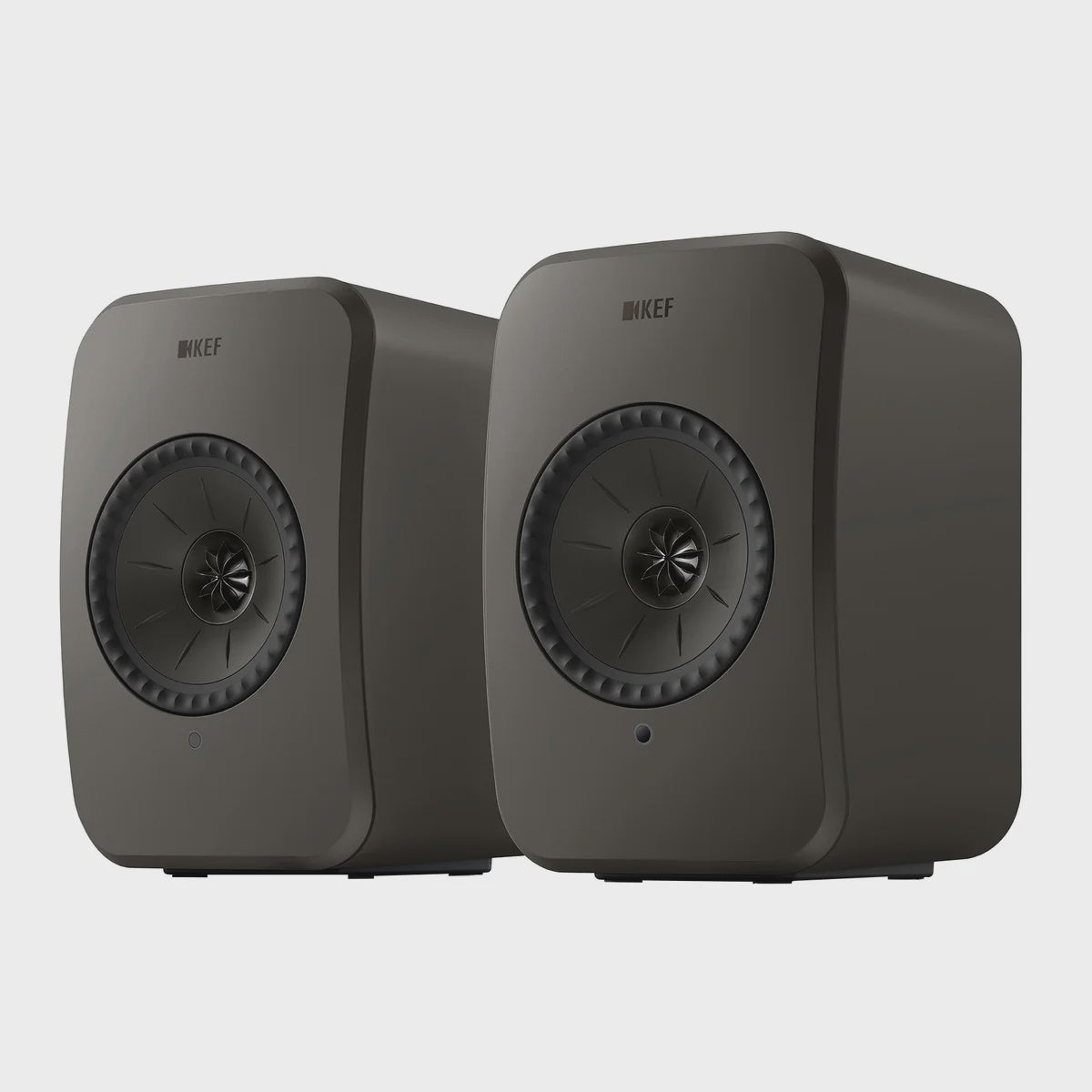 KEF LSX II LT Wireless Speaker, 2-pack, Grey