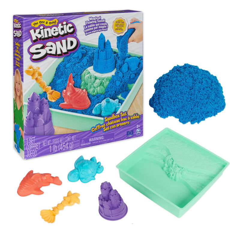 Kinetic Sand Sandbox & Sparkle Sand Assortment