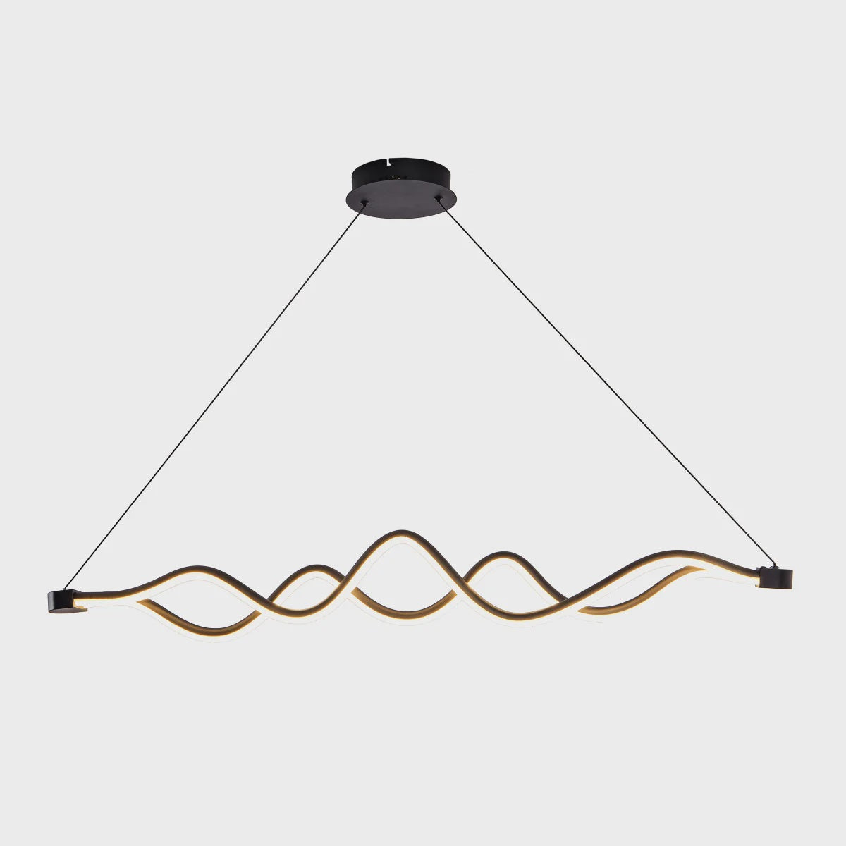LED Dimmable Wave Pendant