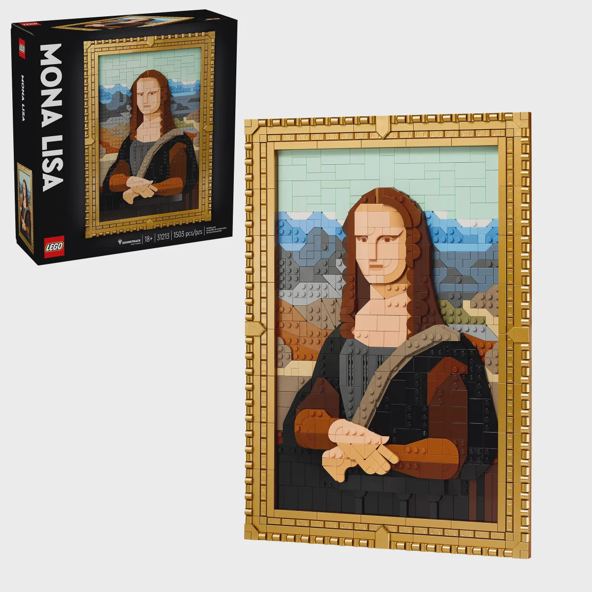 LEGO Art Mona Lisa Wall Art Building Set 31213