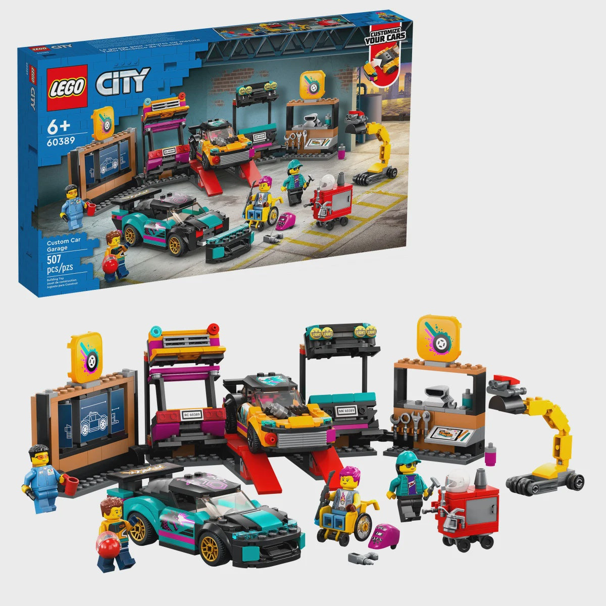 LEGO City Custom Car Garage 60389