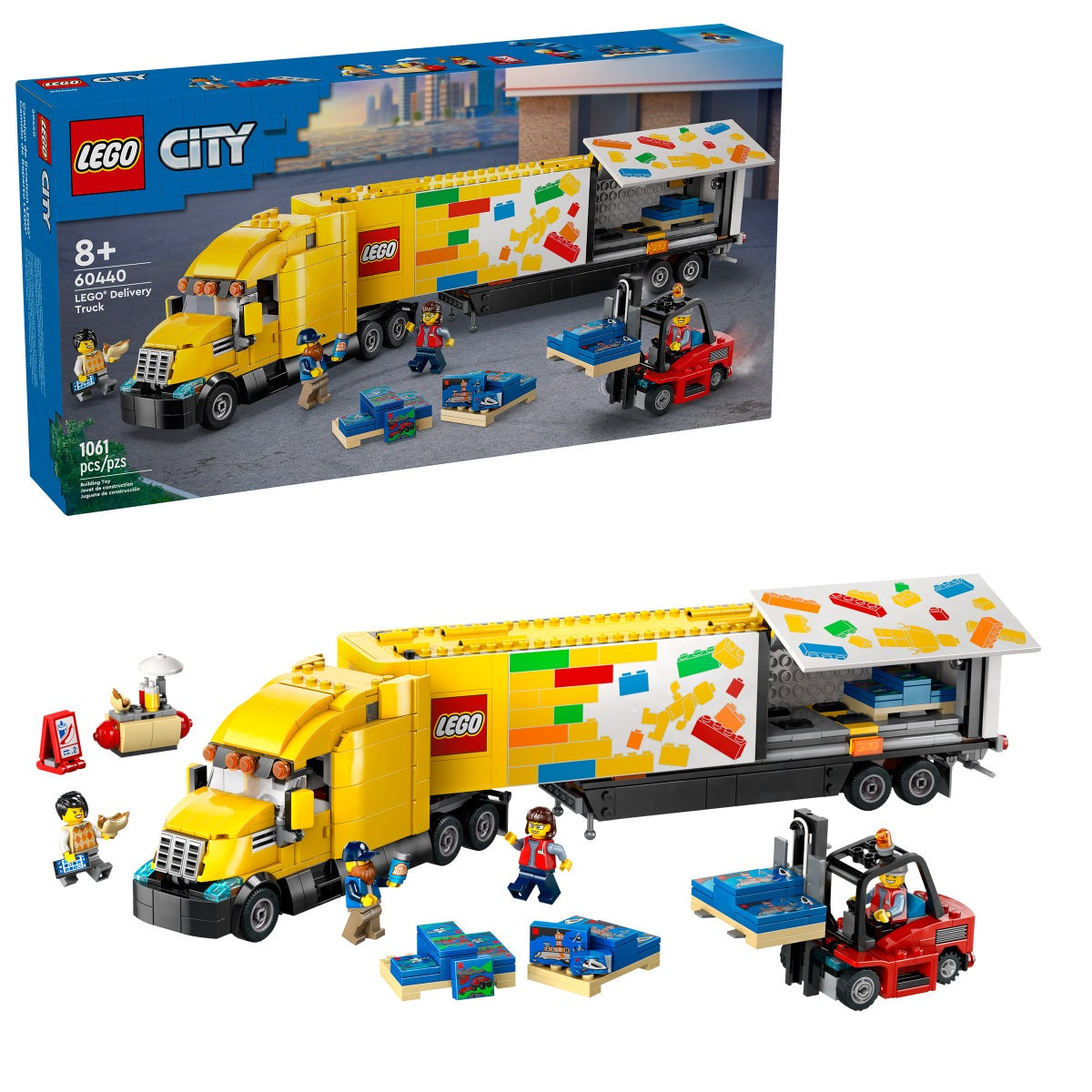 LEGO City Yellow Delivery Truck 60440