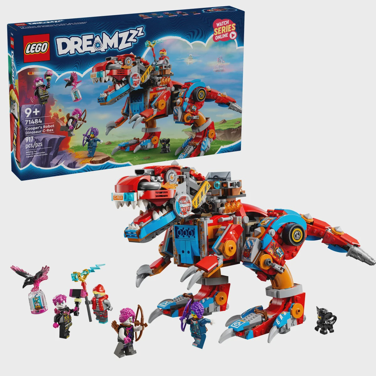 LEGO DREAMZzz Cooper’s Robot Dinosaur C-Rex Toy 71484