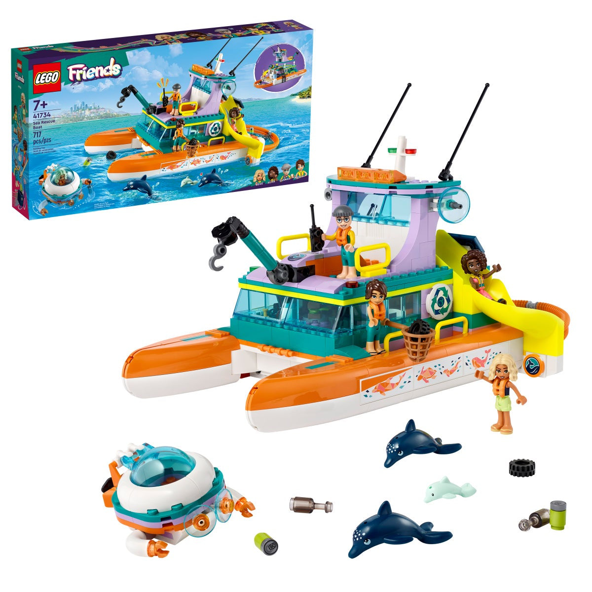 LEGO Friends Sea Rescue Boat 41734