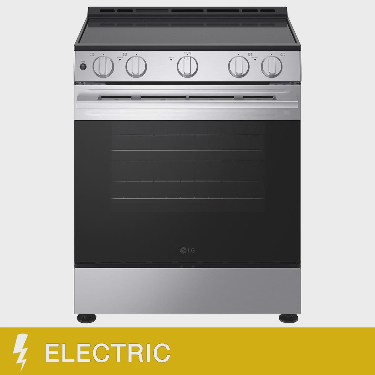 LG 30 in 6.3 cu ft. Stainless Steel Electric Slide-in Range with EasyClean and Pinch to Turn Safety KnobsModel  LSEL6330YE