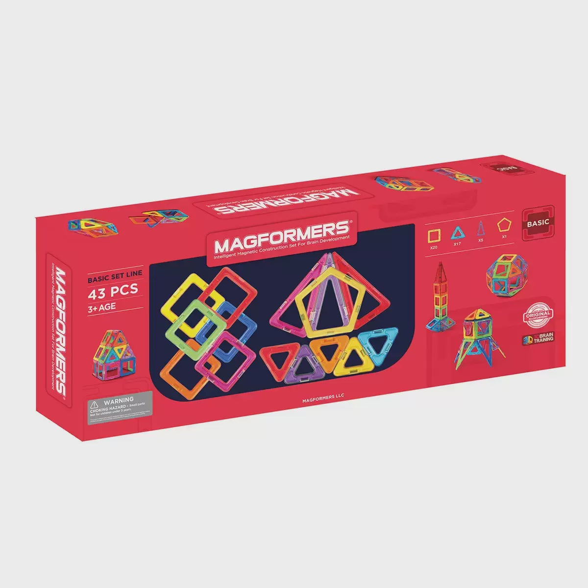 Magformers Magnetic Construction 43 Piece Set