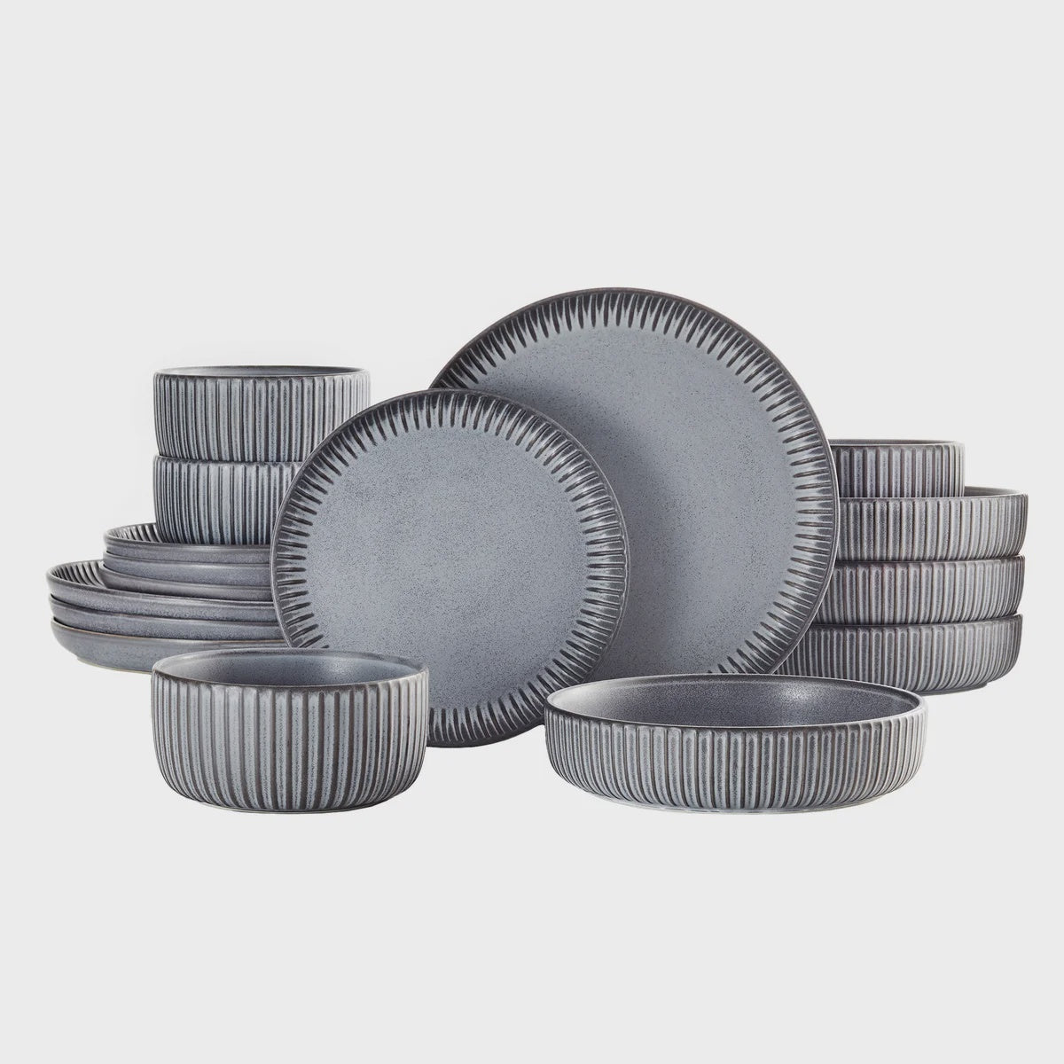 Maison Neuve Windsor Stoneware Dinnerware Set, 16-piece