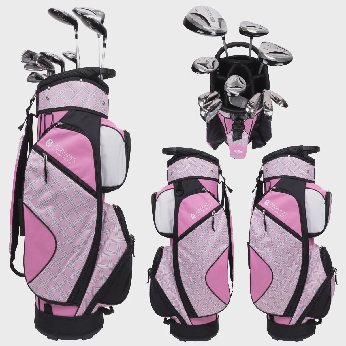 Nancy Lopez Fairways 11-club Women’s Golf Set Package with Cart Bag