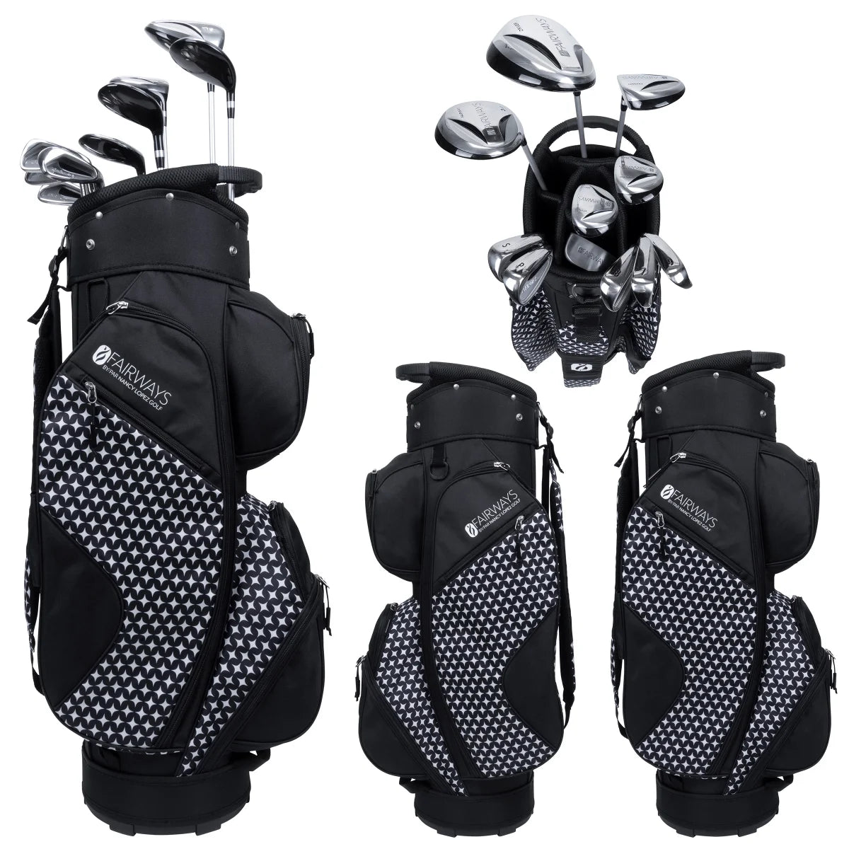 Nancy Lopez Fairways 11-club Women’s Golf Set Package with Cart Bag