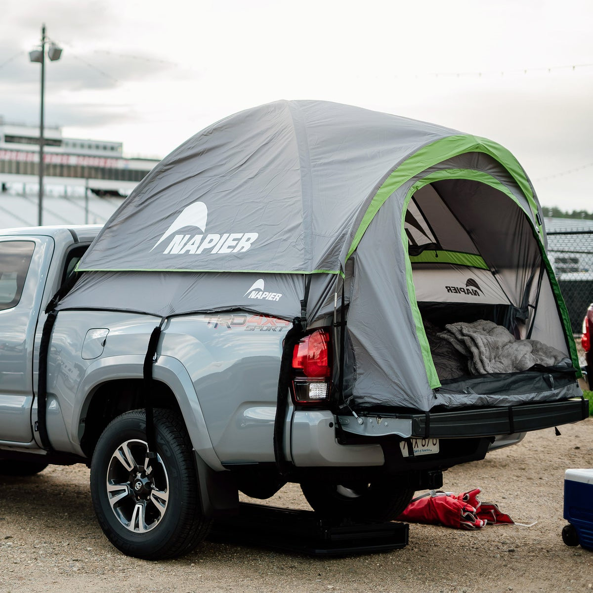 Napier Backroadz Truck Tent with Strap Protectors