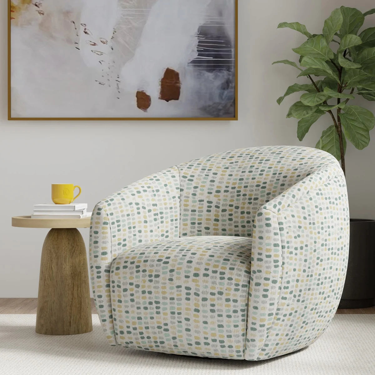 Nice Link – Dixie Fabric Swivel Chair – Urban Wholesale